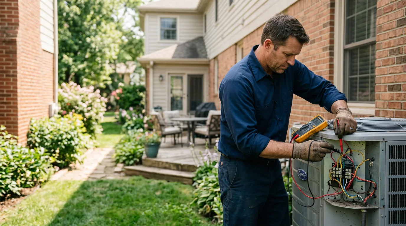 HVAC technician working near Antioch, TN